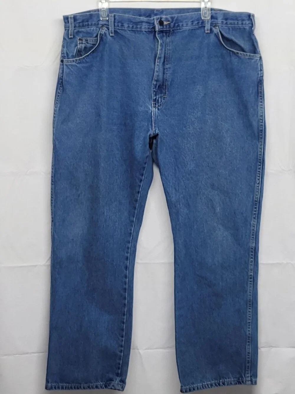 Dickies Mens Jeans 42 X 30 Relaxed Fit Blue Denim Pants Heavyweight 100% Cotton